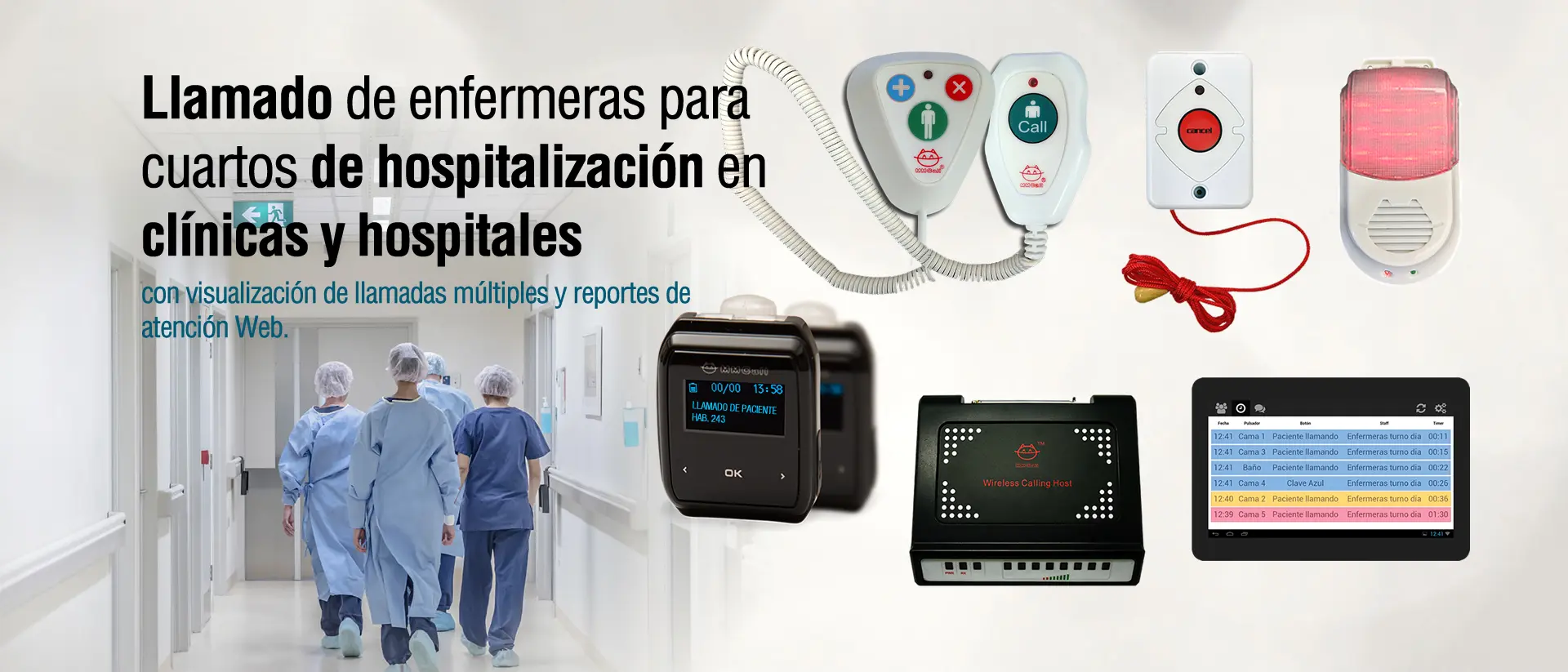 Soluciones para clínicas y hospitales con reportes