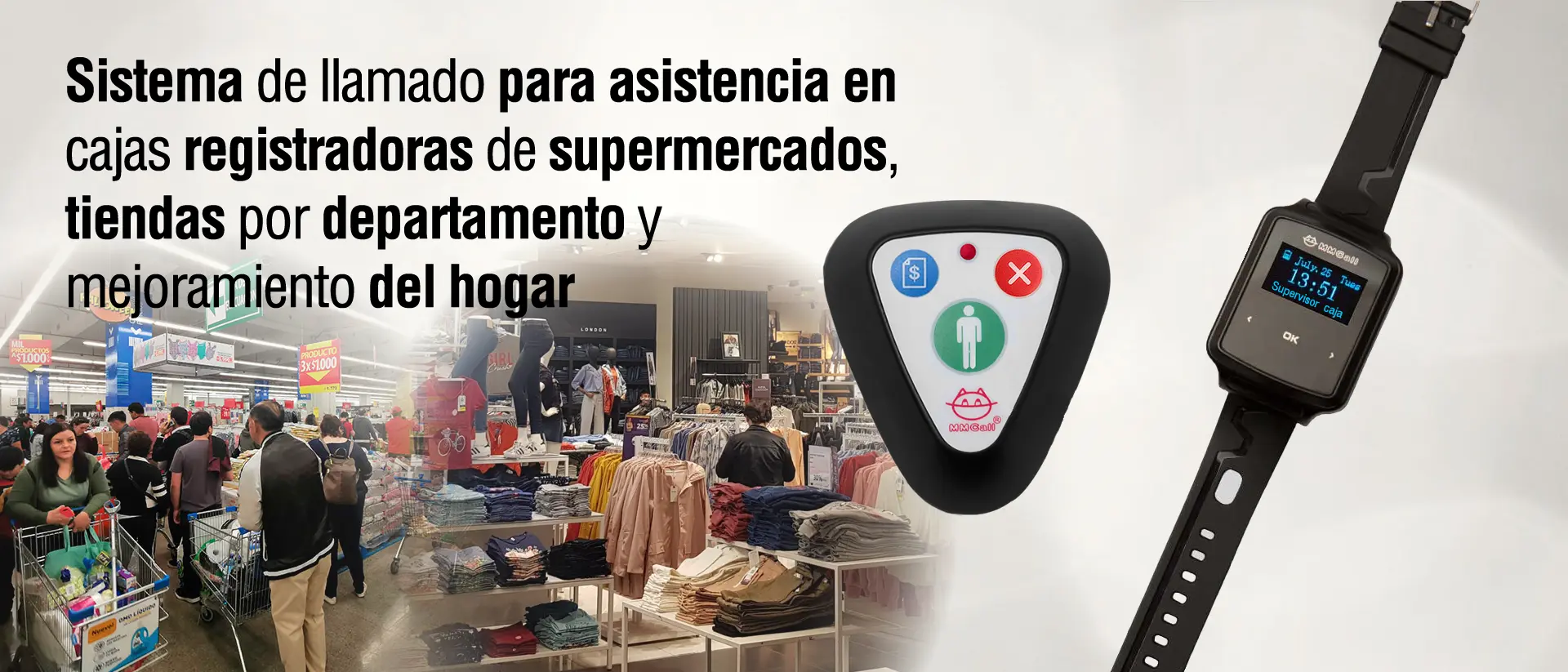 Asistencia en cajas registradoras de supermercados